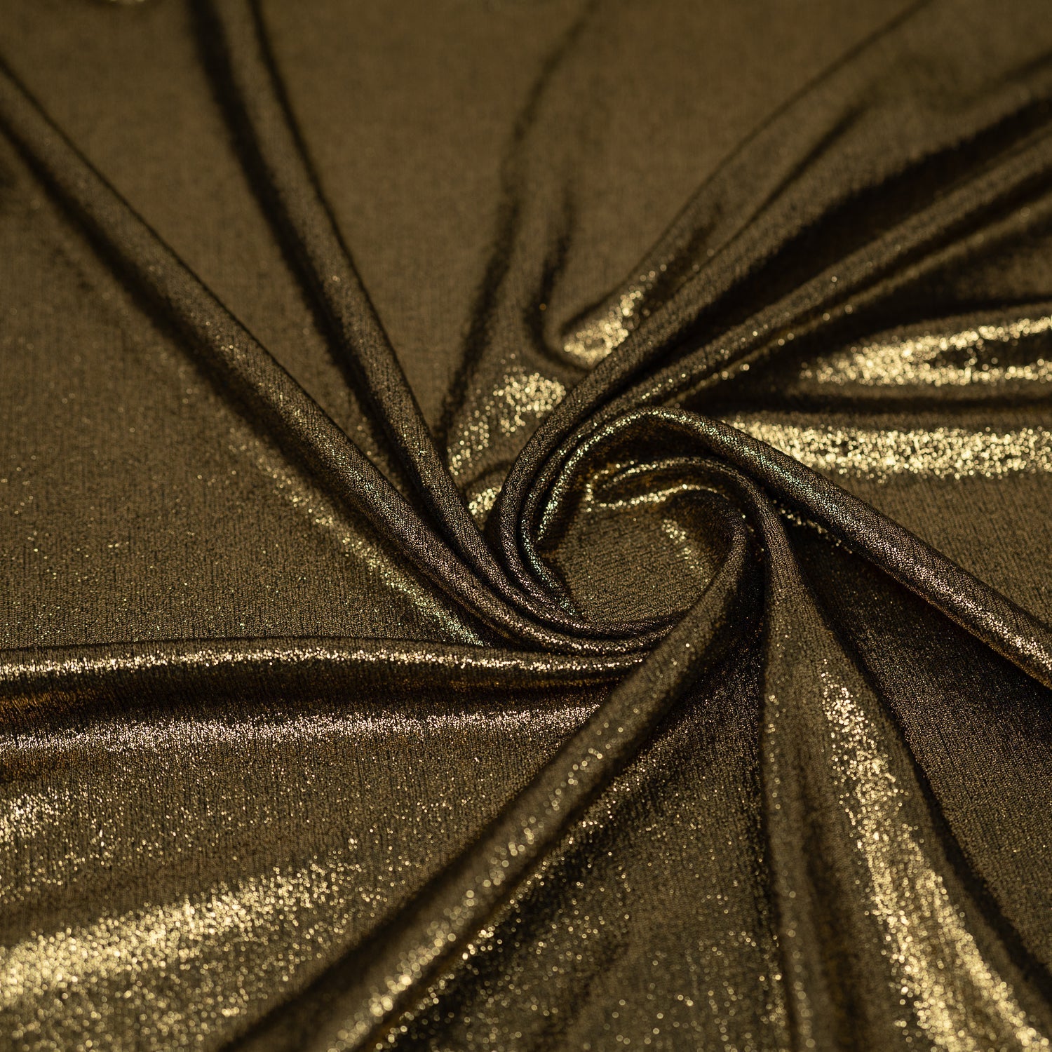 Posh Titanium Foiled Slinky Jacquard Fabric | Blue Moon Fabrics
