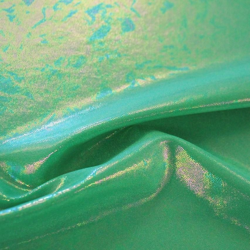 Prismatic Foiled Spandex Fabric | Blue Moon Fabrics