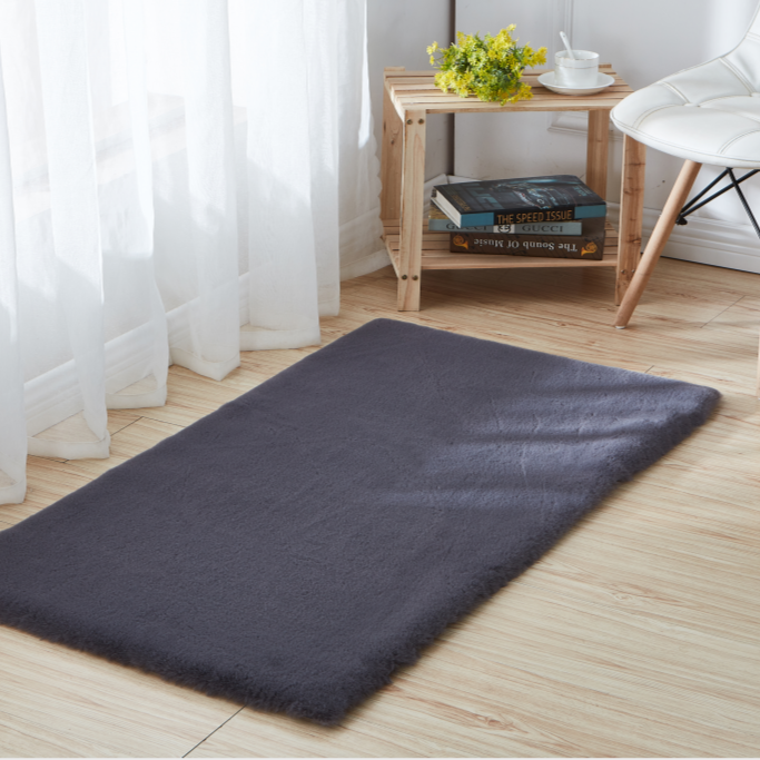 Bath Mat Faux Fur Area Rug / Door Mat/ Kitchen Mat