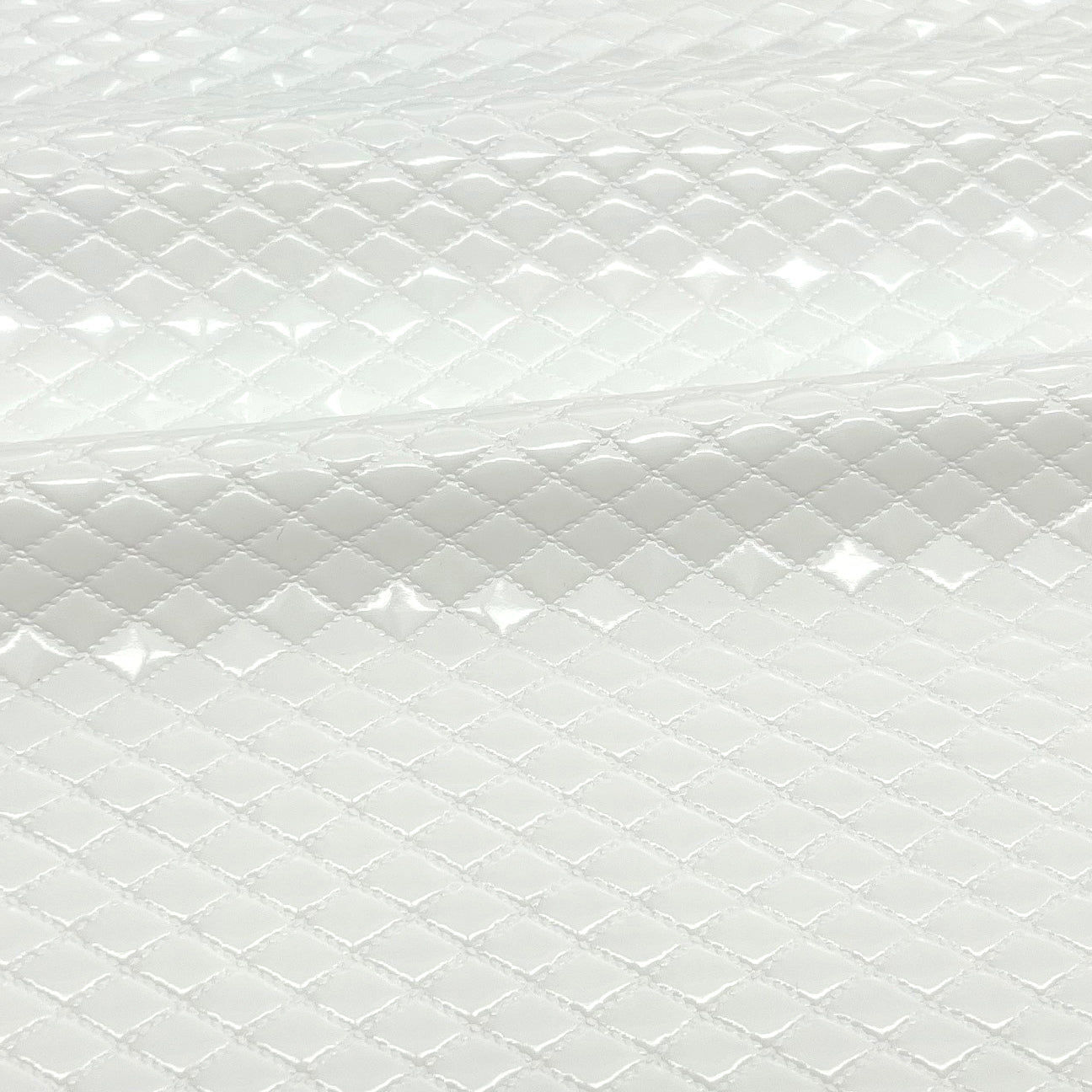 Quilted Hipster PU Coated Spandex Fabric | Blue Moon Fabrics