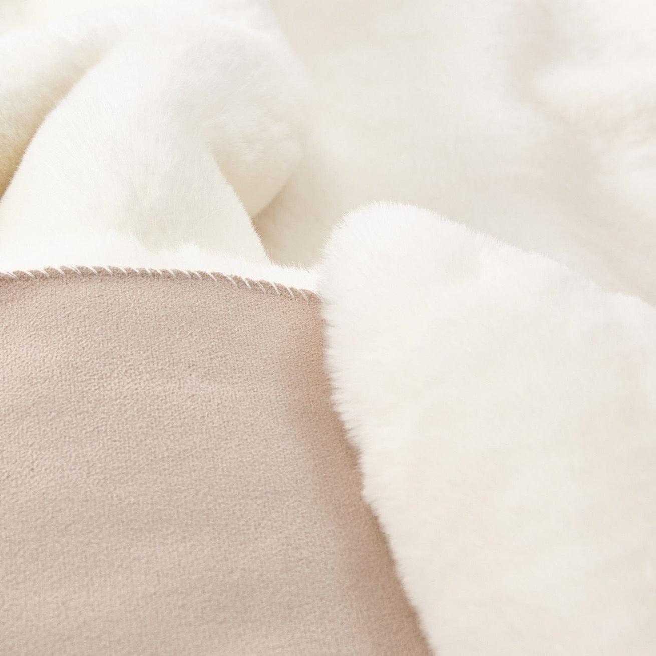 Soft Touch Faux Rabbit, Chinchilla Feel Solid Colors Area Rugs
