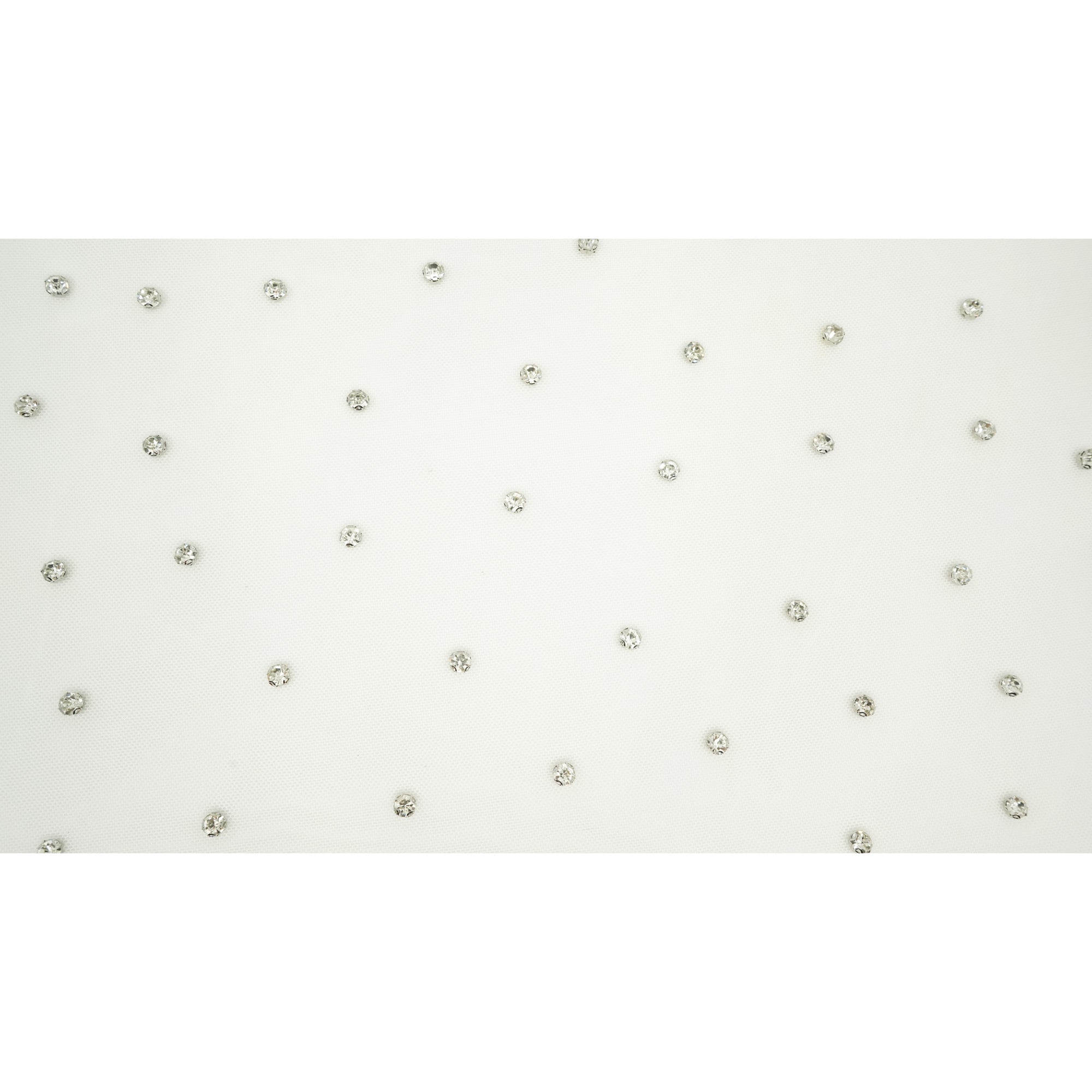 Stellar Rhinestone Stretch Mesh Fabric | Blue Moon Fabrics