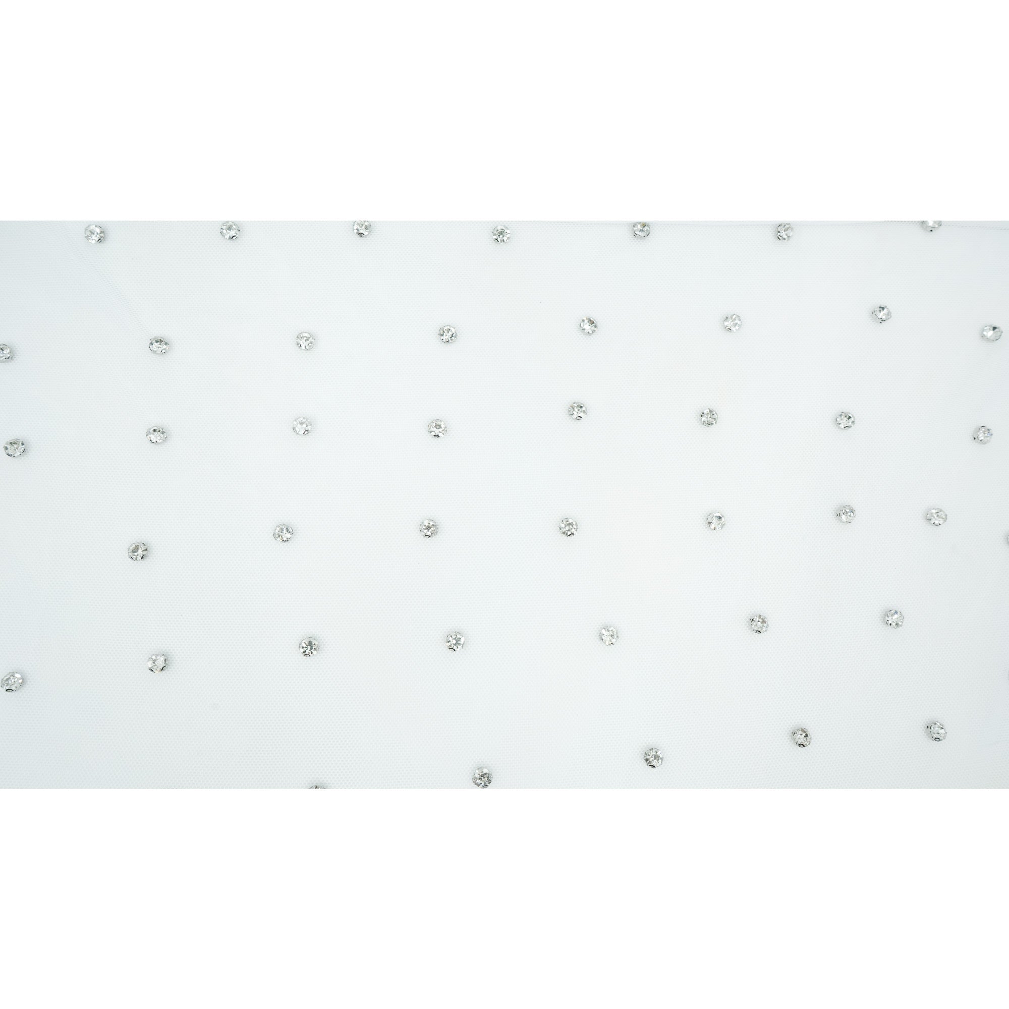 Stellar Rhinestone Stretch Mesh Fabric | Blue Moon Fabrics