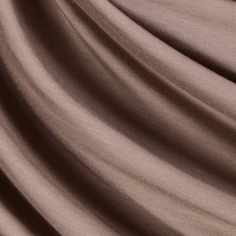 Rayon Jersey Spandex Knit Fabric | Precuts | Mocha
