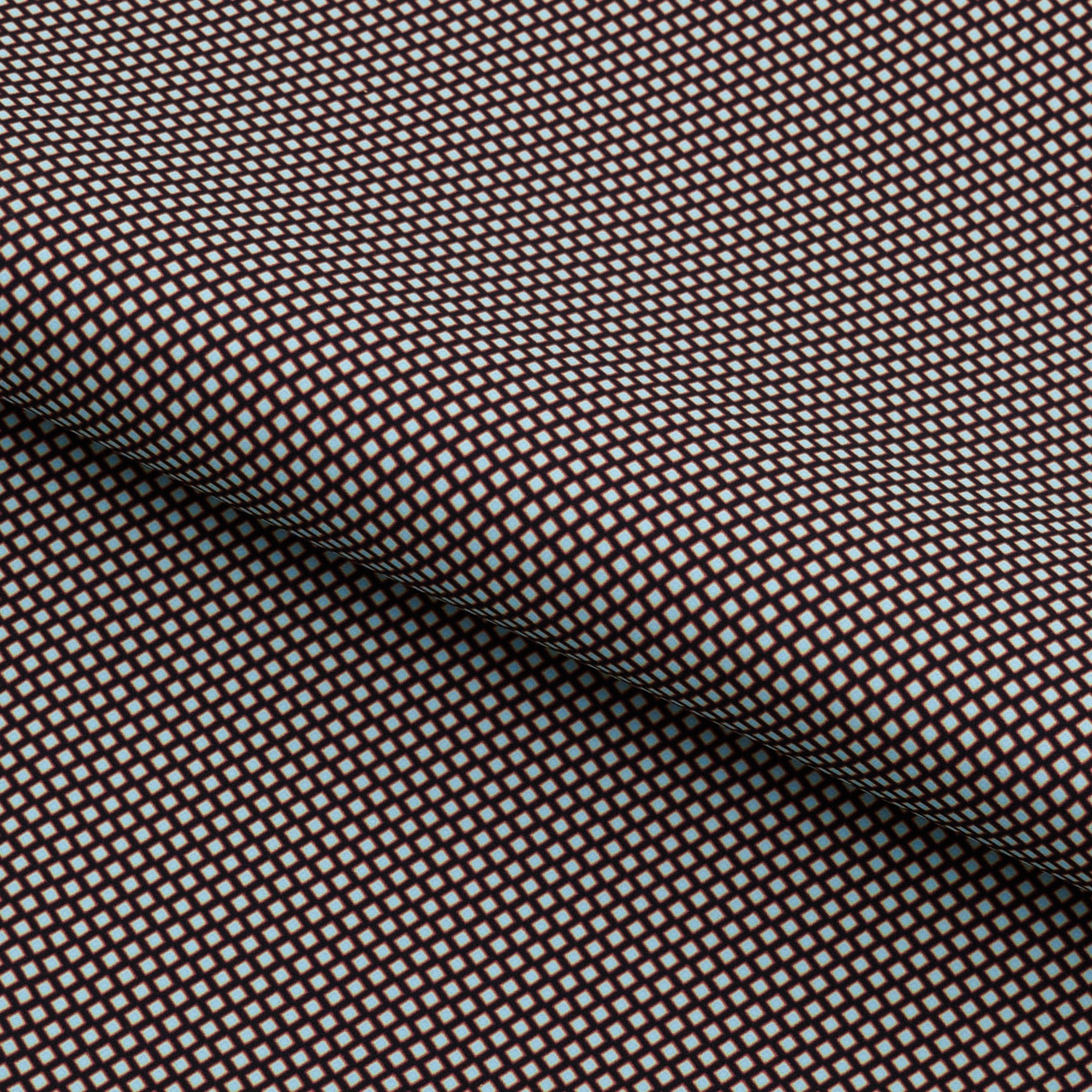 Mini Argyle Printed On Recycled Spandex Fabric | Blue Moon Fabrics