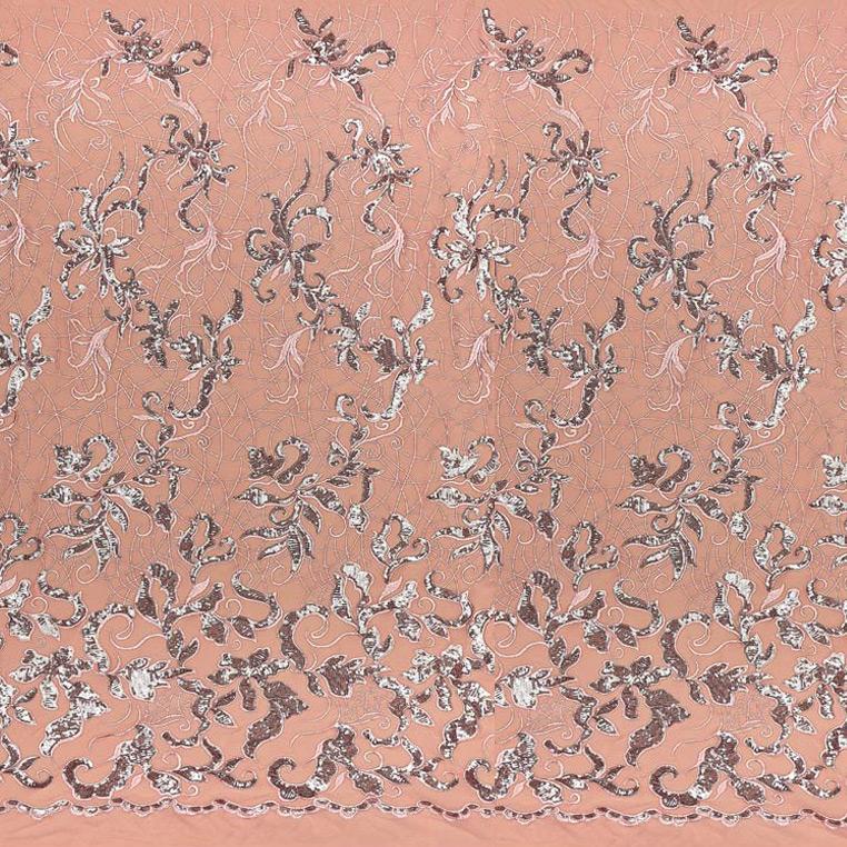 Renaissance Stretch Mesh Sequin Fabric | Blue Moon Fabrics