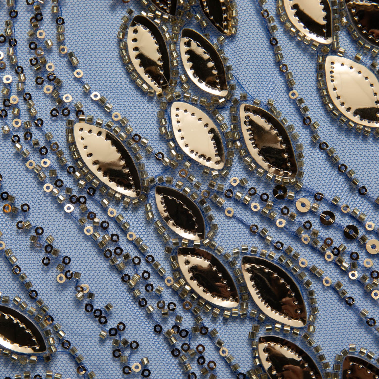 Tulle Lace Fabric Embroidered with Sophisticated Pattern 52" Wide | Exquisite Fabric