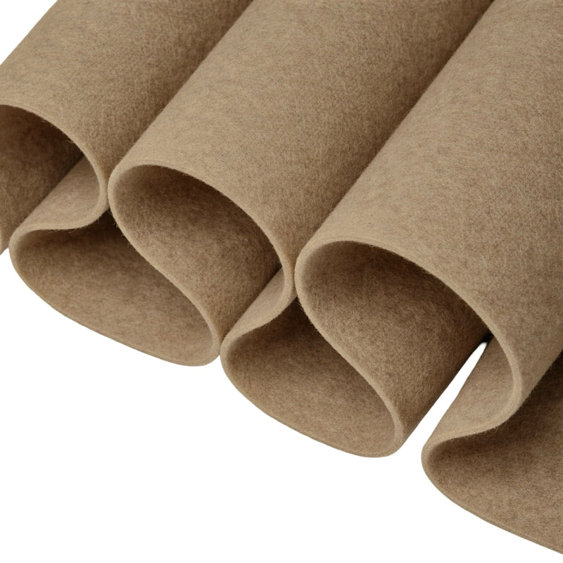 Acrylic Felt Fabric 1.6mm – Sandy, 72" Wide, 160 GSM | By the Yard