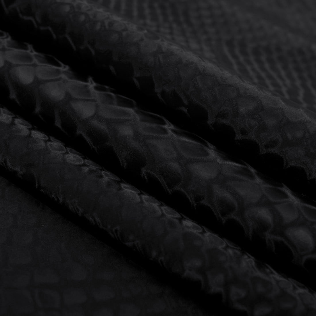Serpent Polyester spandex Slick Vinyl Fabric | Blue Moon Fabrics