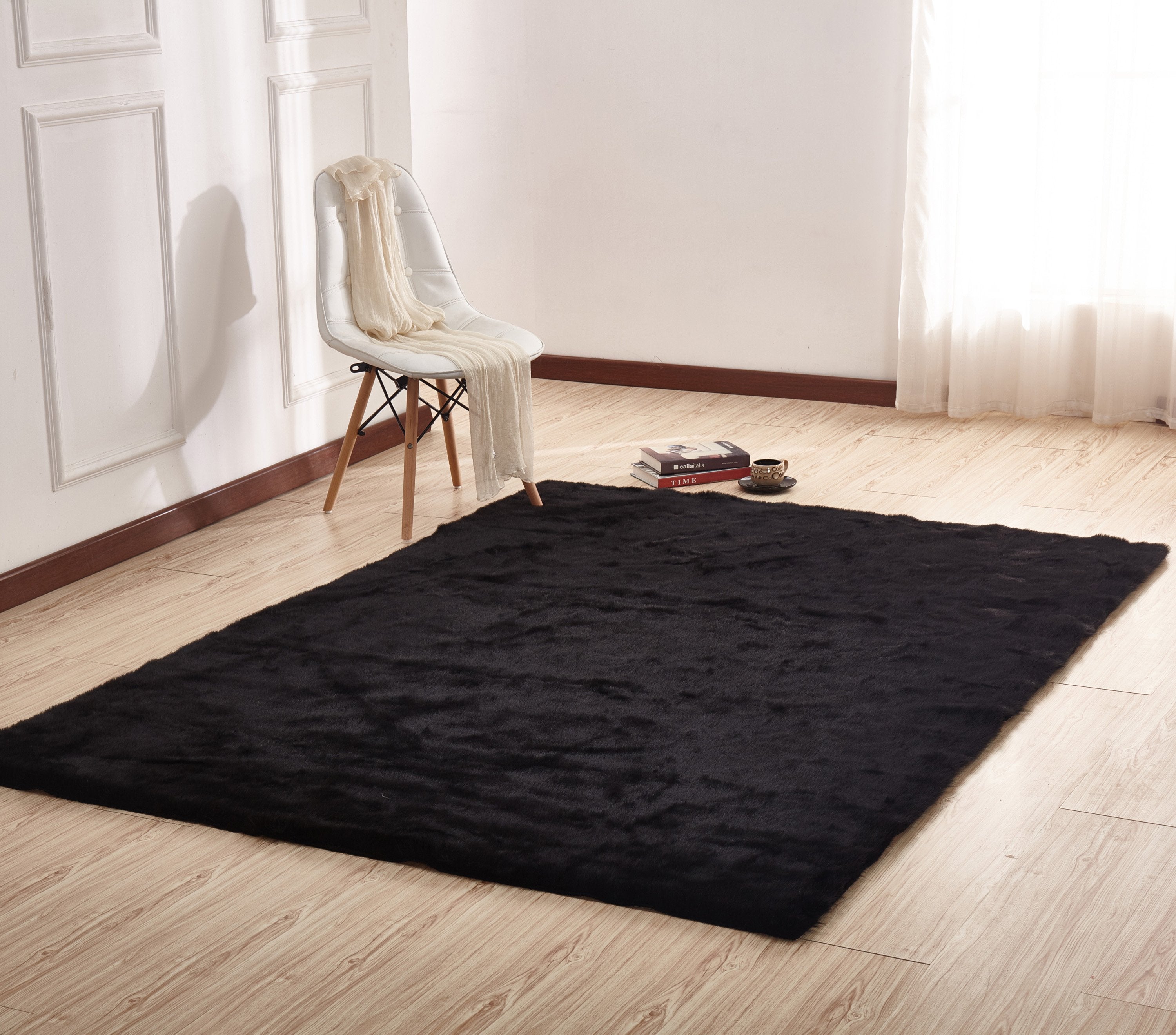 Luxury Soft Faux Fur Sheepskin Area Rug