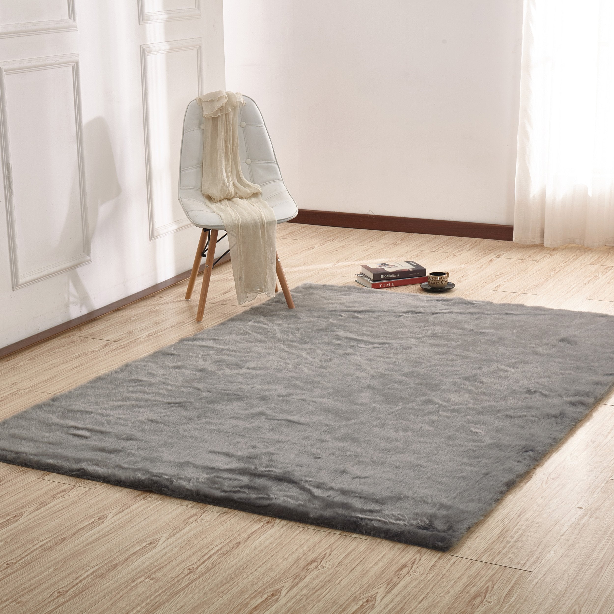 Luxury Soft Faux Fur Sheepskin Area Rug