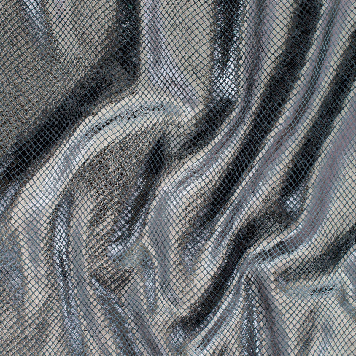 Shimmering Diamond Quilted Polyester Flex Fabric | Spandex Palace