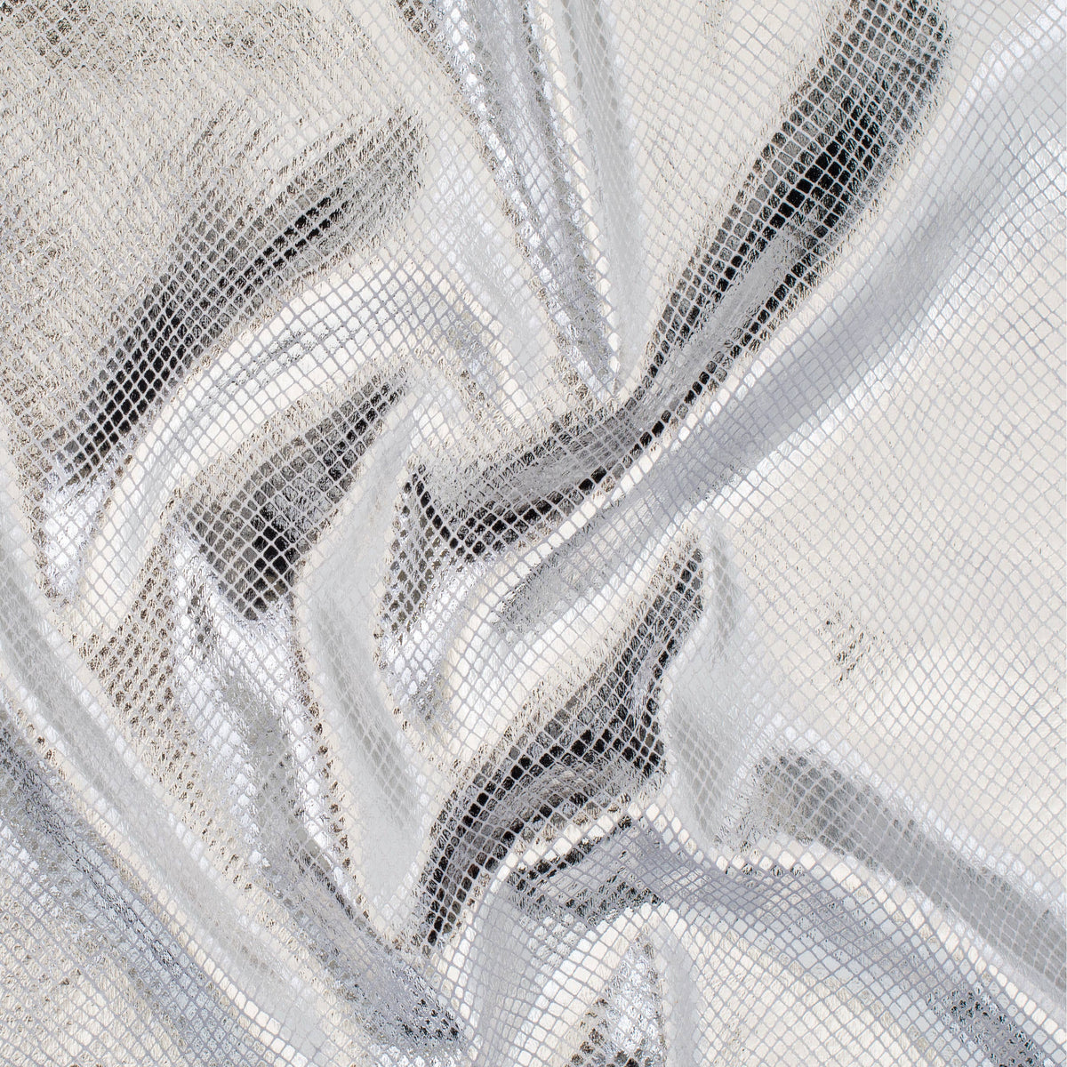 Shimmering Diamond Quilted Polyester Flex Fabric | Spandex Palace