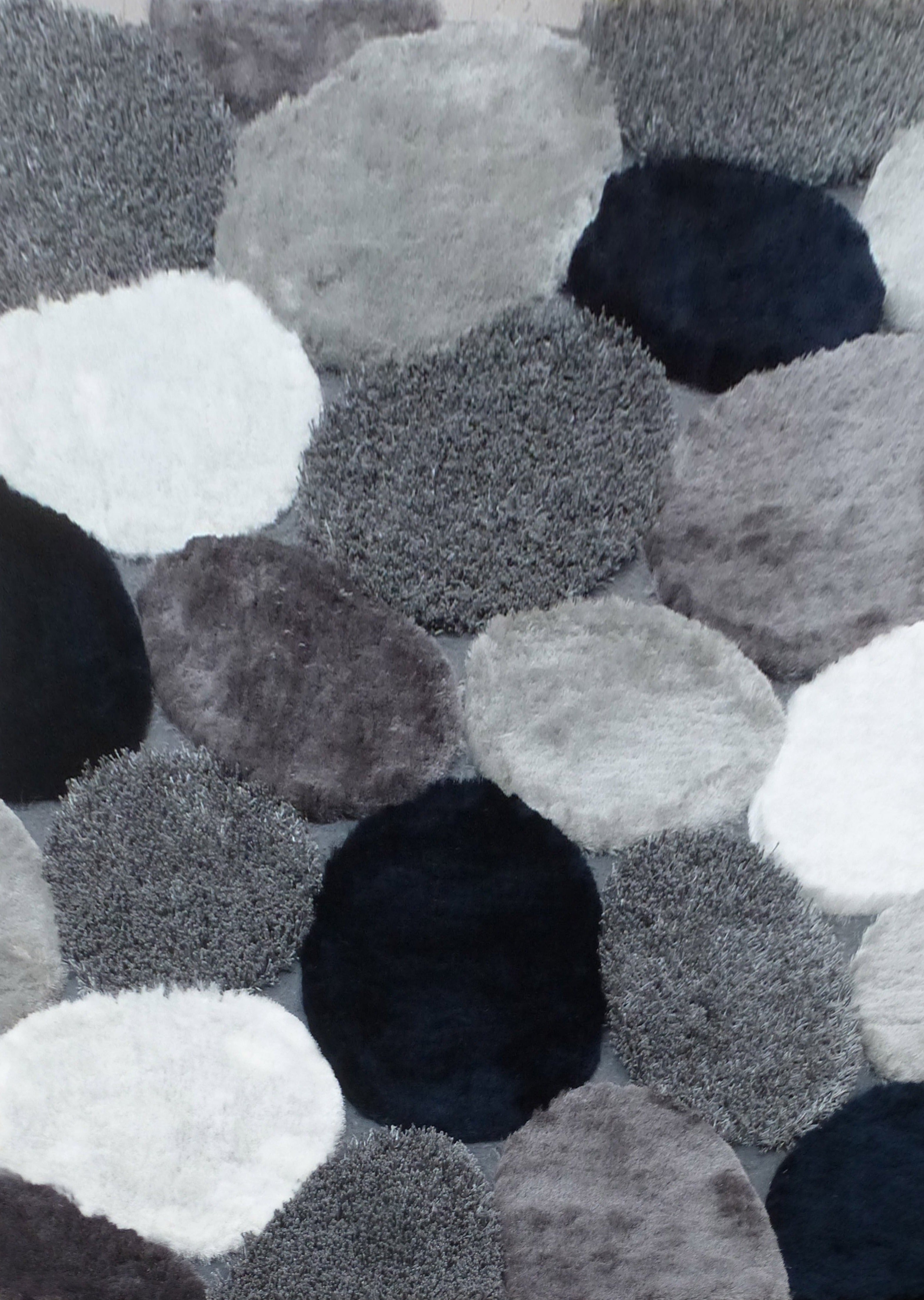 Stone Soft Plush Design Shag Area Rug/Carpet