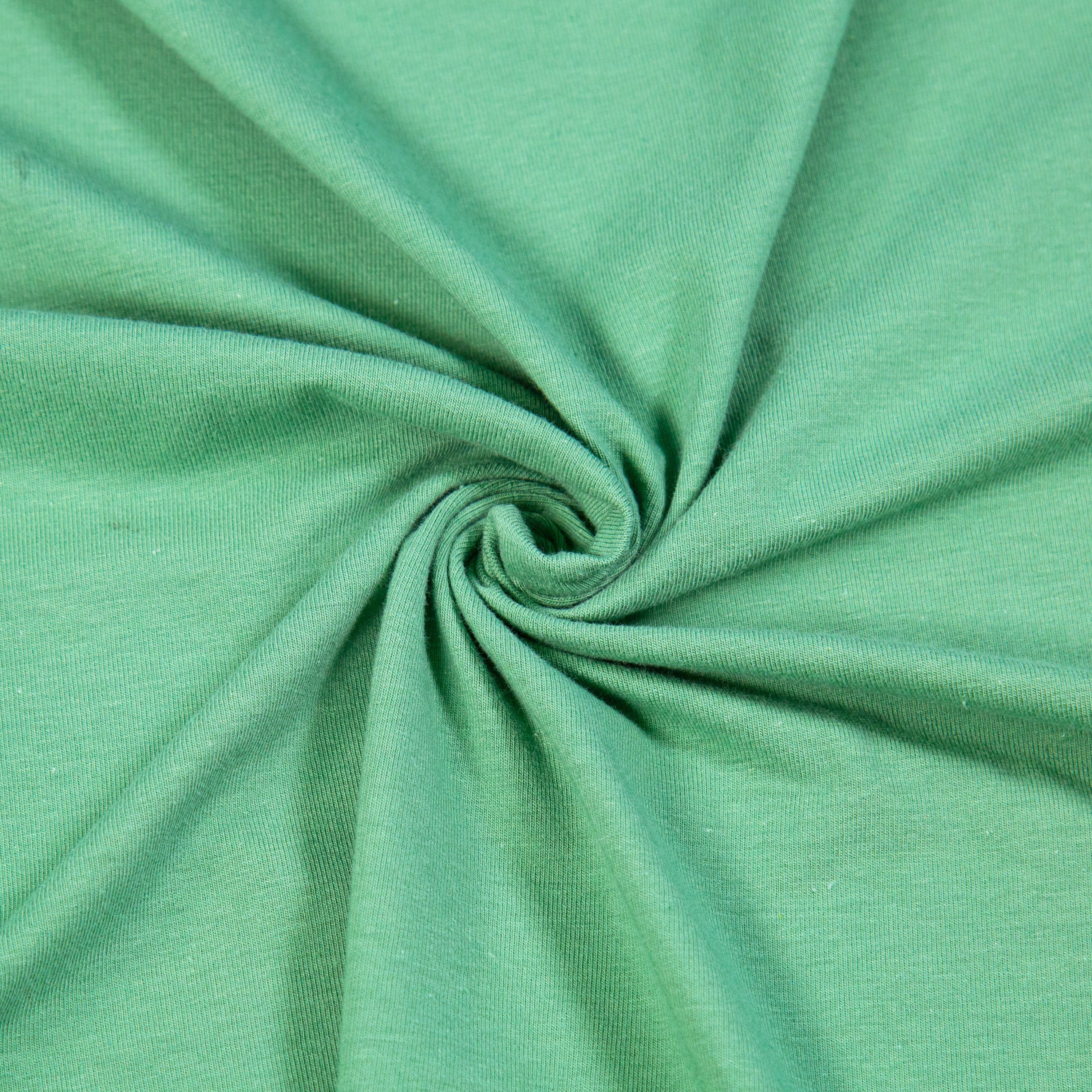 Cotton Spandex Jersey Knit Fabric – 10 oz 4-Way Stretch | Sage