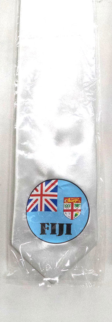 Seal of Fiji Tie | Islands Fabric