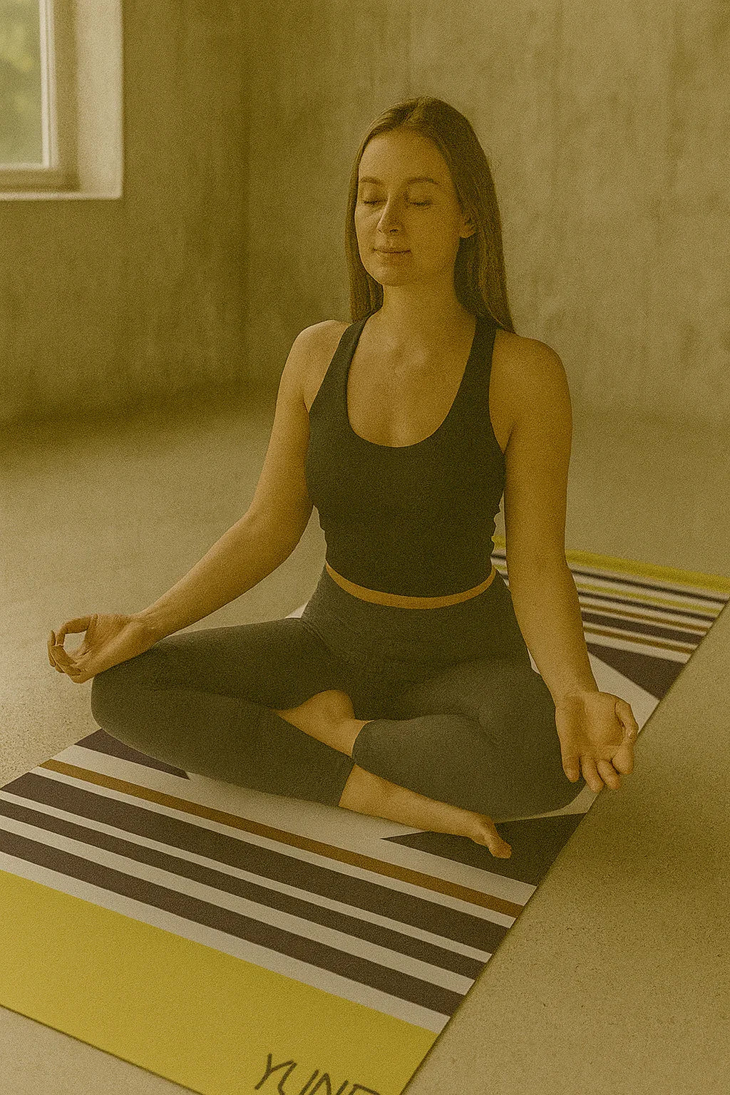 Yoga Mat | 6mm Thick | Green | Non-Slip | Eco Friendly | Yune Yoga | Gemini