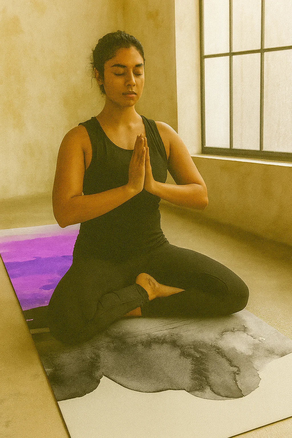 Yoga Mat | 6mm Thick | Purple | Non-Slip | Eco Friendly | Yune Yoga | Spruce
