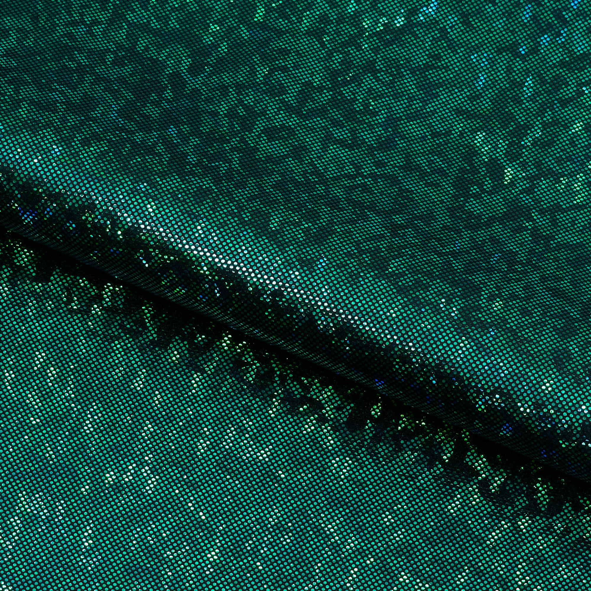 Shattered Glass Foiled Spandex Fabric | Blue Moon Fabrics