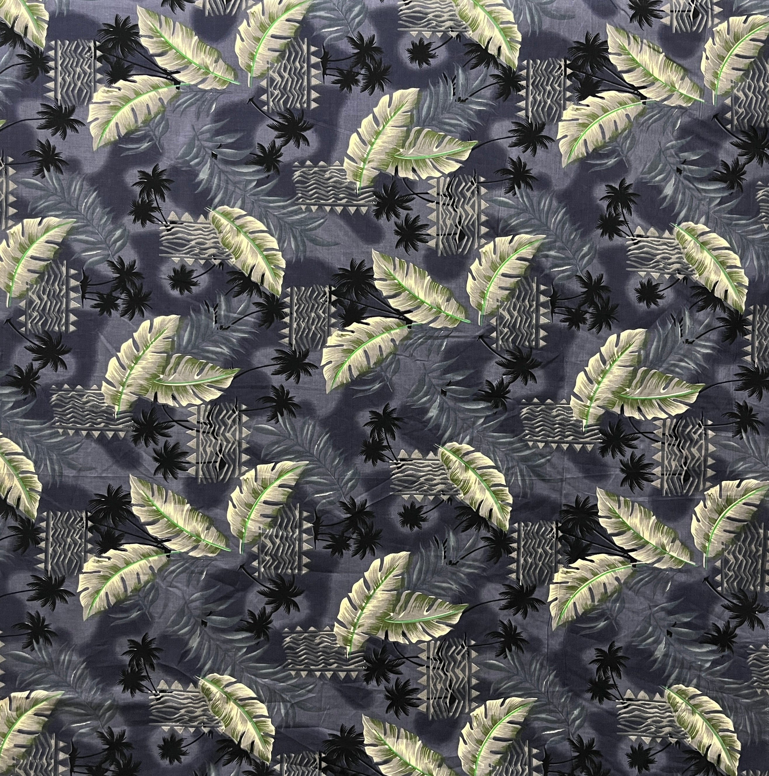 Split Leaf Hammock Fern Cotton Fabric| Islands Fabric