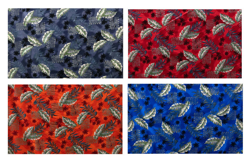 Split Leaf Hammock Fern Cotton Fabric| Islands Fabric