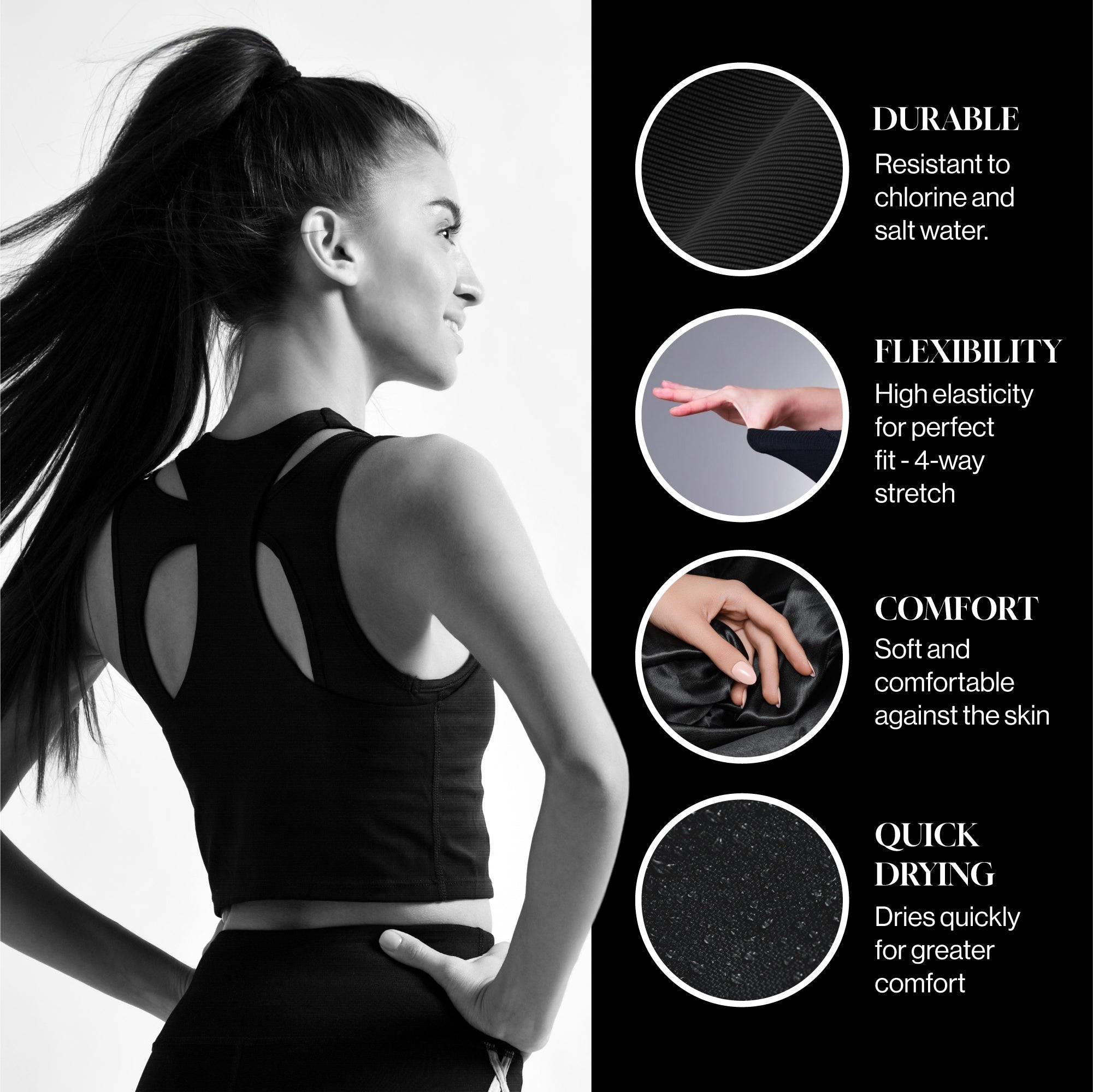 Nylon Spandex Matte Tricot Fabric 200 GSM Silver | 4 Way Stretch