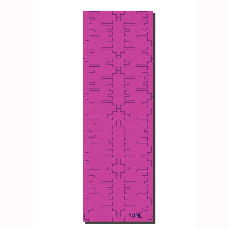Rosy Flow Pro — TE52 6mm Cushioned Yoga Mat