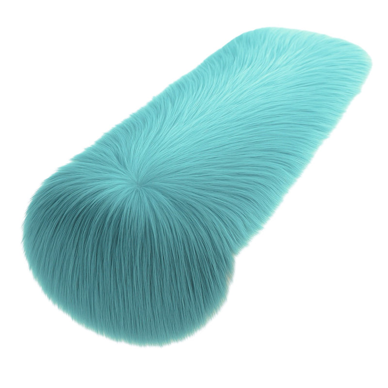 Faux Fur Table Runners Turquoise  – Elegant Decor for Every Occasion