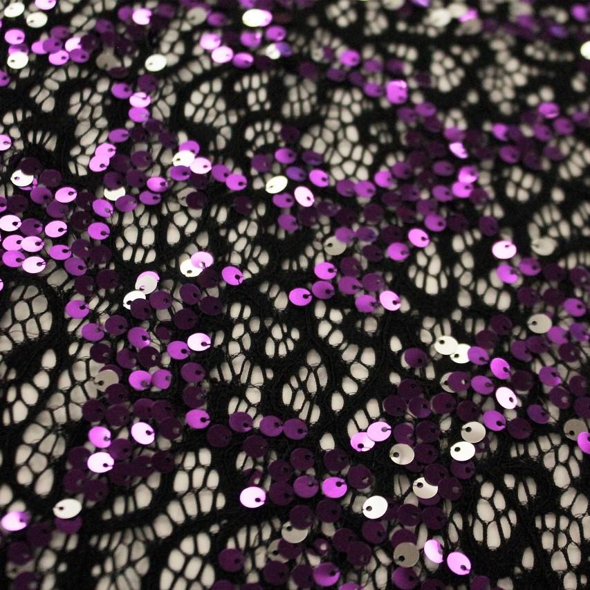 Tango Stretch Lace Sequin Fabric | Blue Moon Fabrics