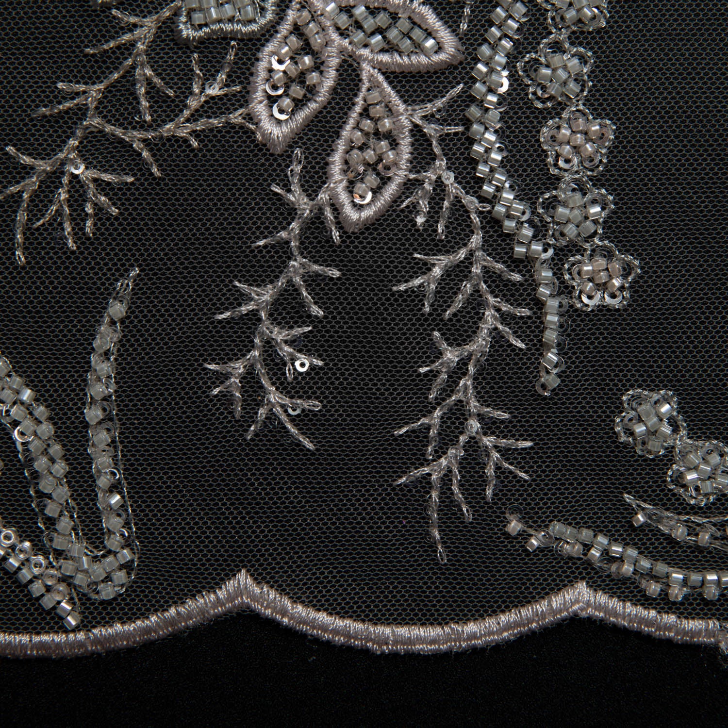 Tulle Lace Fabric Embroidered with Incredible Floral Design 52" Wide | Exquisite Fabric