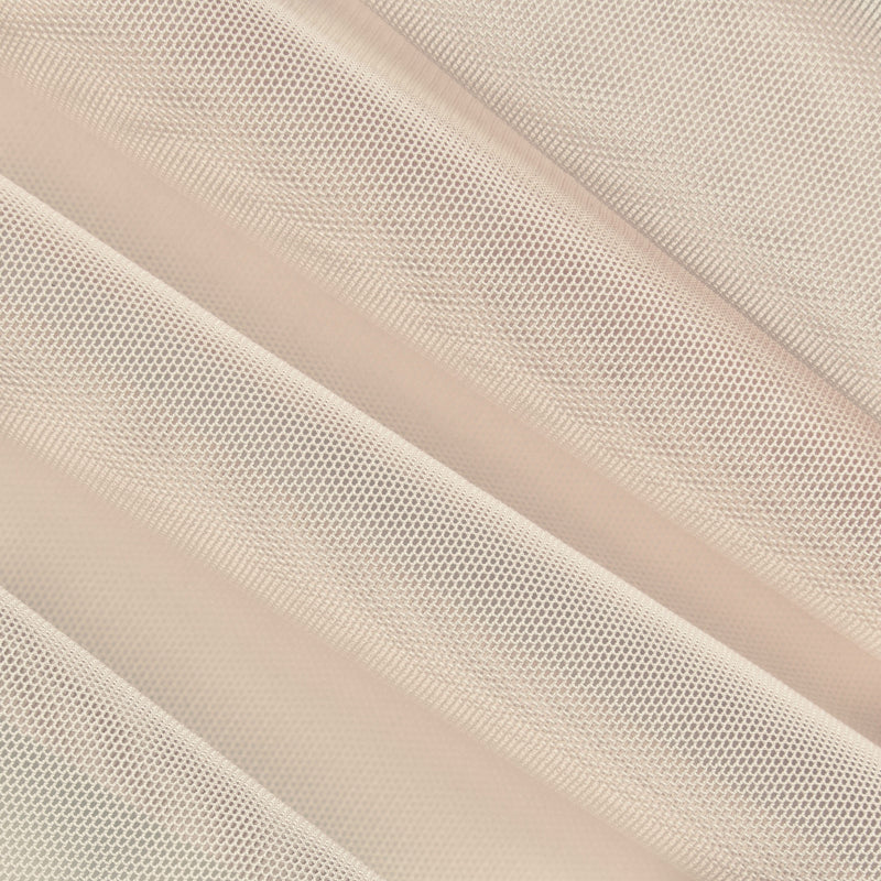 Nylon Spandex Performance Power Mesh Fabric | Taupe