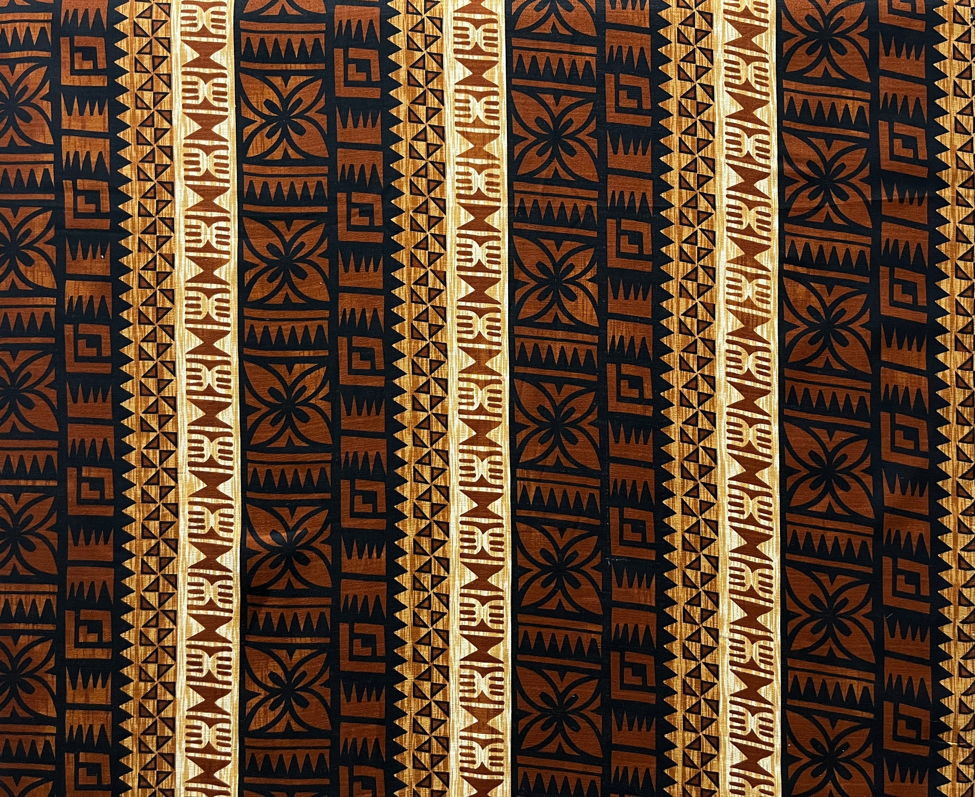 Traditional Fiji Cotton Light Barkcloth Fabric | Islands Fabric