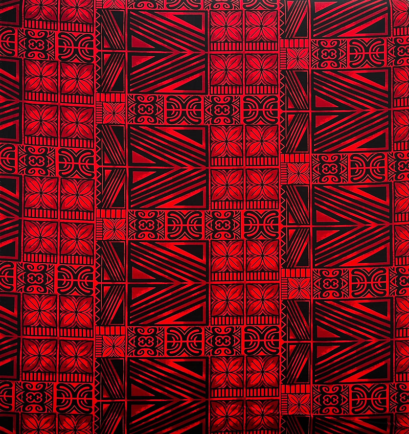Traditional Polynesian Tapa Light Barkcloth Fabric # 2 | Islands Fabric