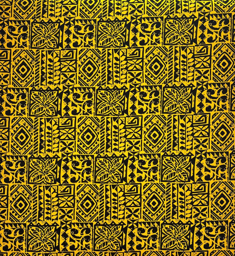 Traditional Polynesian Tapa Light Barkcloth Fabric # 1 | Islands Fabric