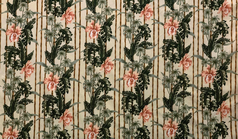 Tropical Garden Fabric # 1 | Upholstery