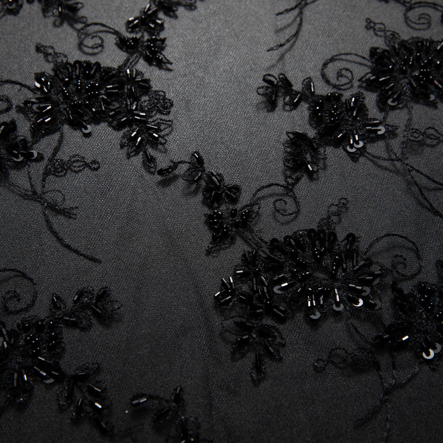 Tulle Lace Fabric Embroidered with Amazing Floral Pattern 52/54" Wide | Exquisite Fabric