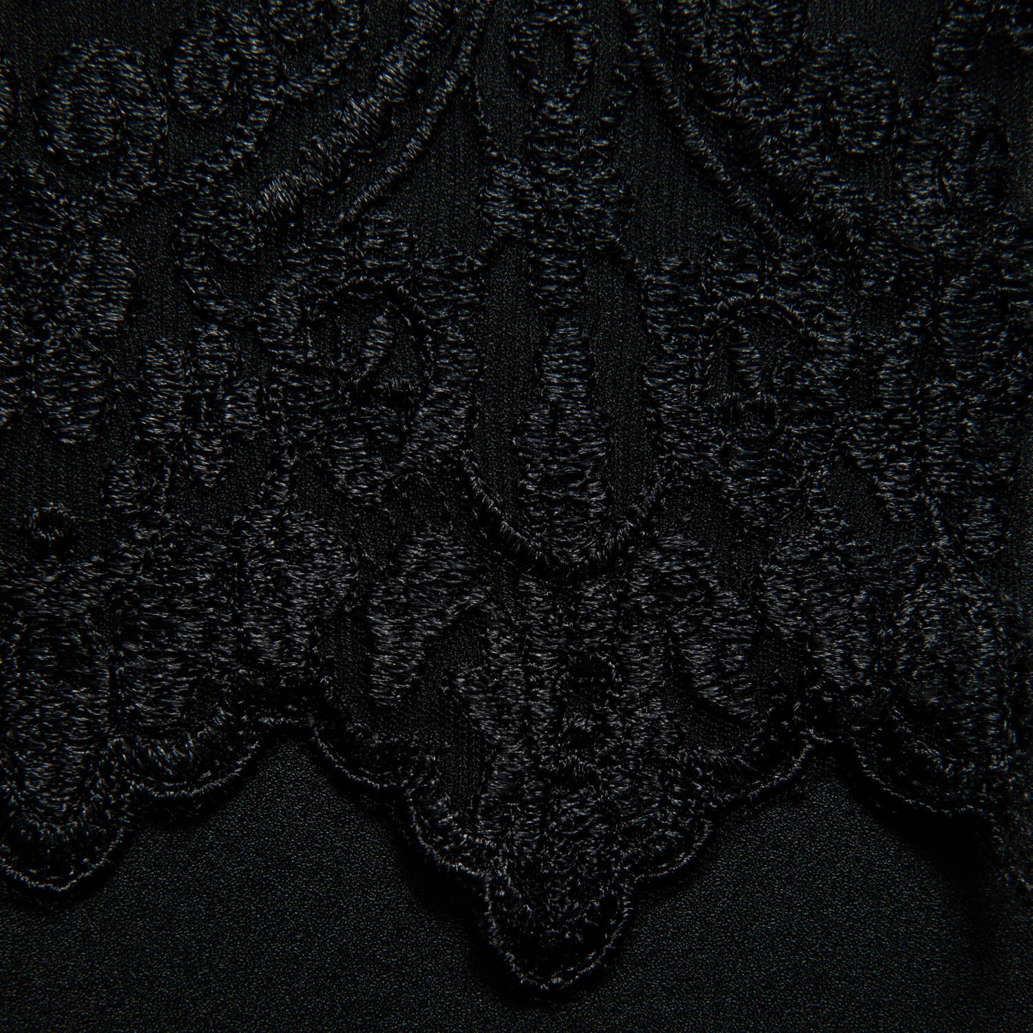 Tulle Lace Fabric Embroidered with Beautiful Intricate Pattern 52" Wide | Exquisite Fabric