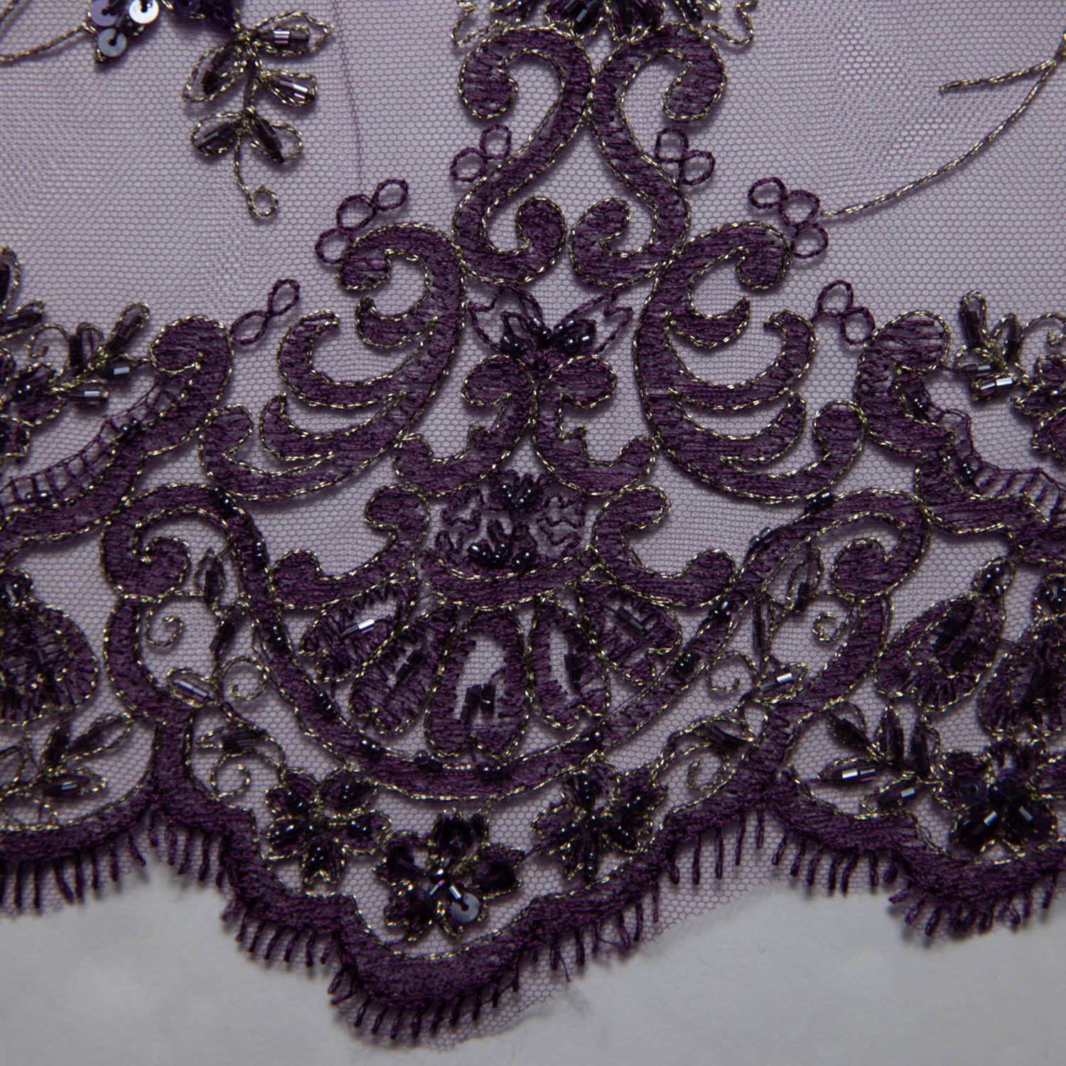 Tulle Lace Fabric Embroidered with Amazing Floral Pattern 52/54" Wide | Exquisite Fabric