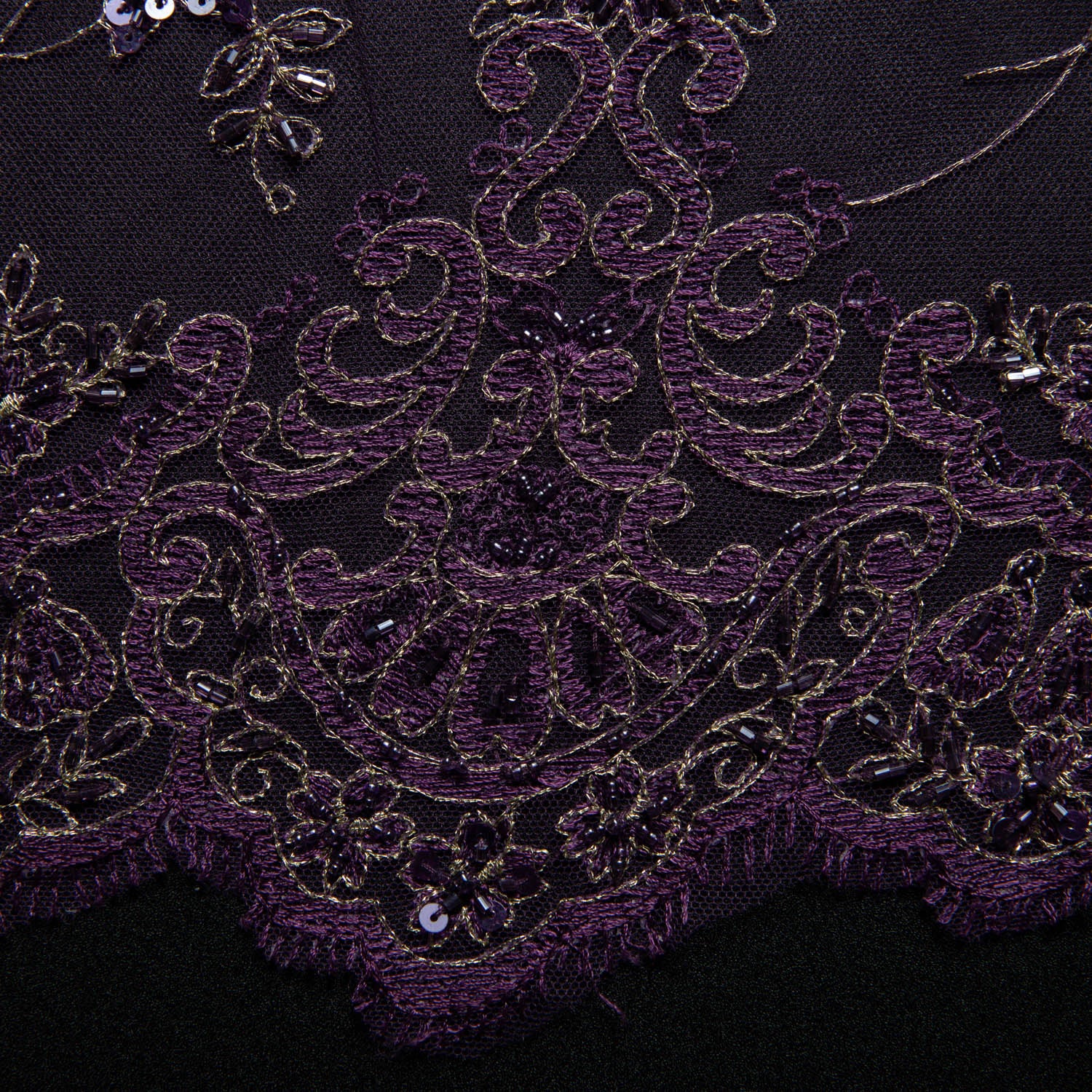 Tulle Lace Fabric Embroidered with Amazing Floral Pattern 52/54" Wide | Exquisite Fabric