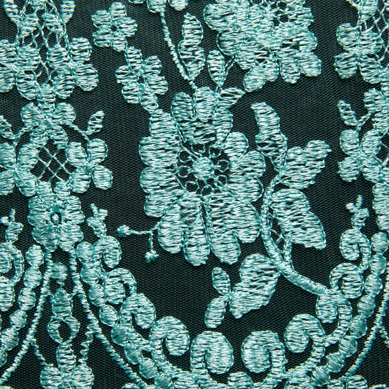 Tulle Lace Fabric Embroidered with Beautiful Intricate Pattern 52" Wide | Exquisite Fabric