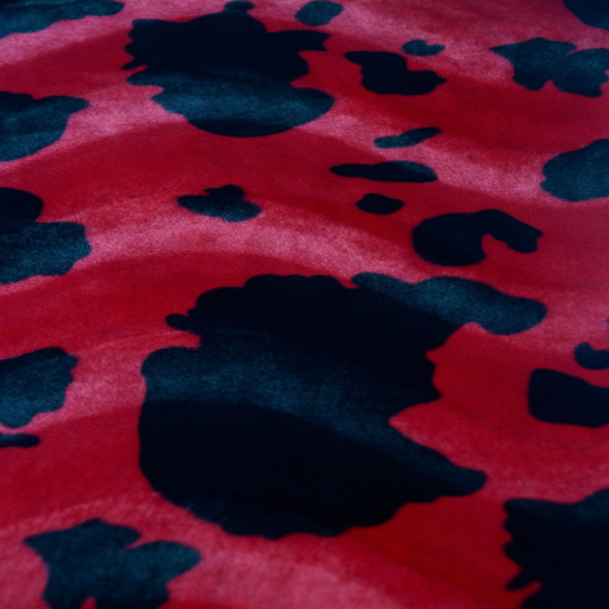 Cow Print Velboa Faux Fur