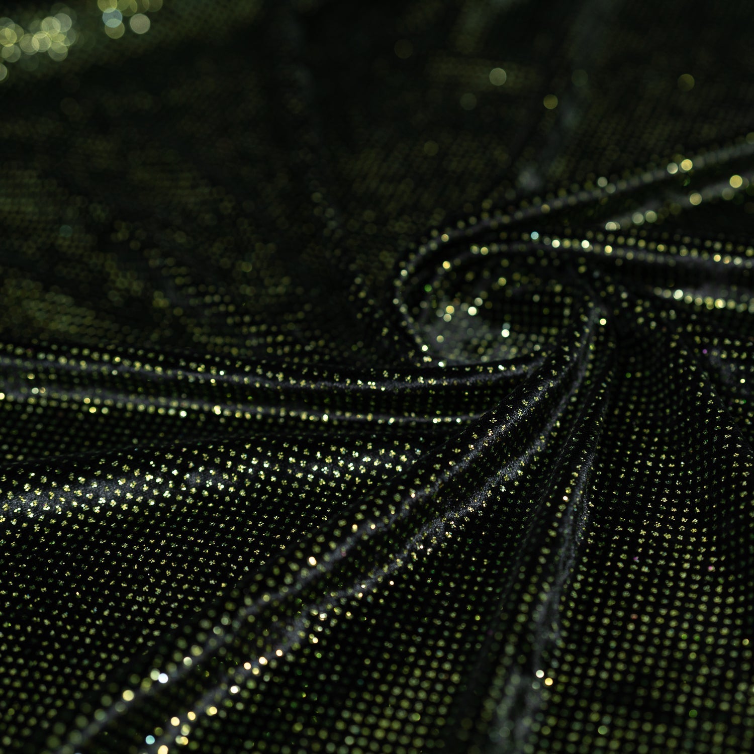 Vivian Glitter Printed Stretch Velvet Fabric | Blue Moon Fabrics