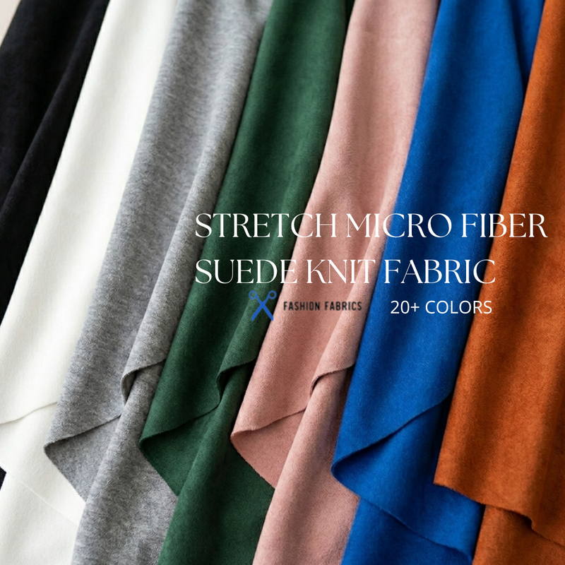 Stretch Micro Suede Knit Fabric