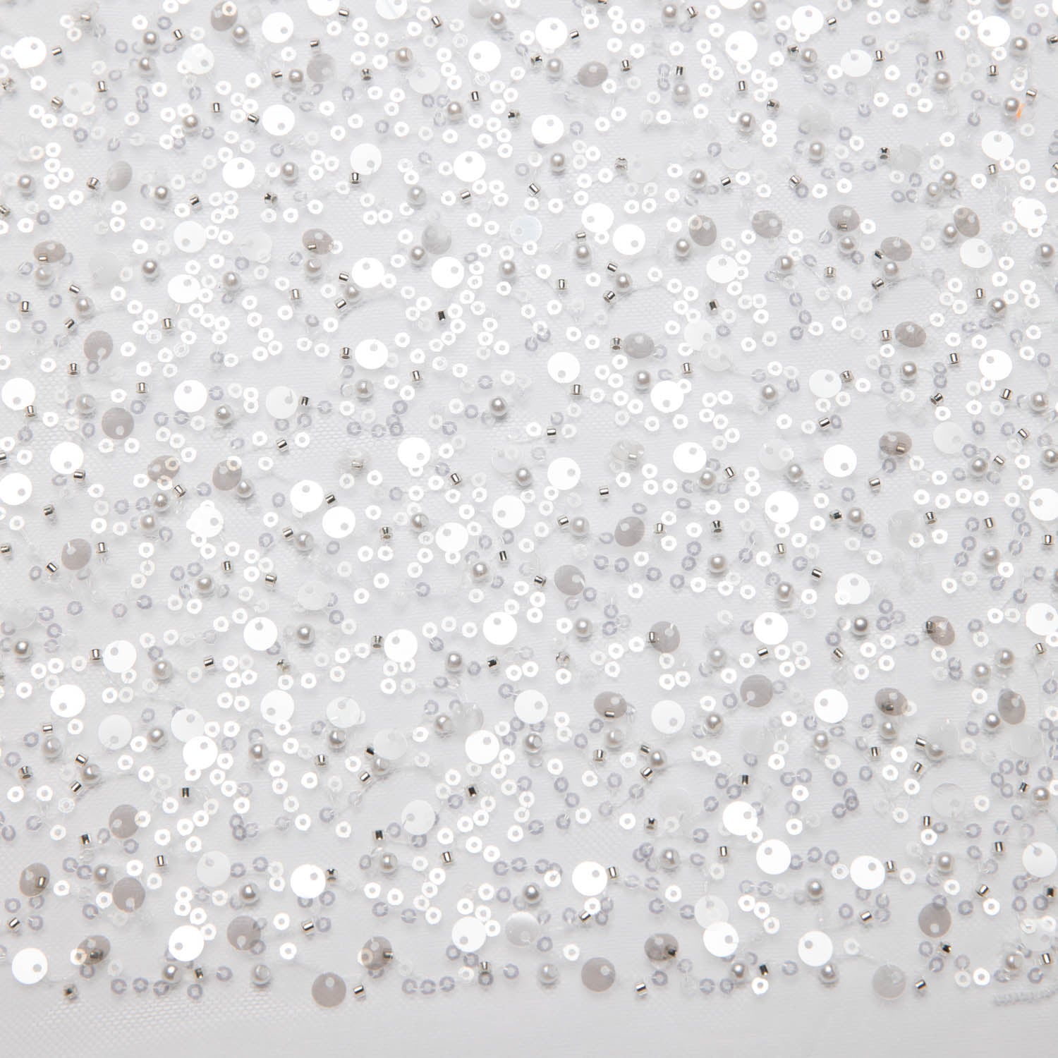 Poly Mesh Lace Fabric W/Beads & Sequins 50" Wide | Exquisite Fabric