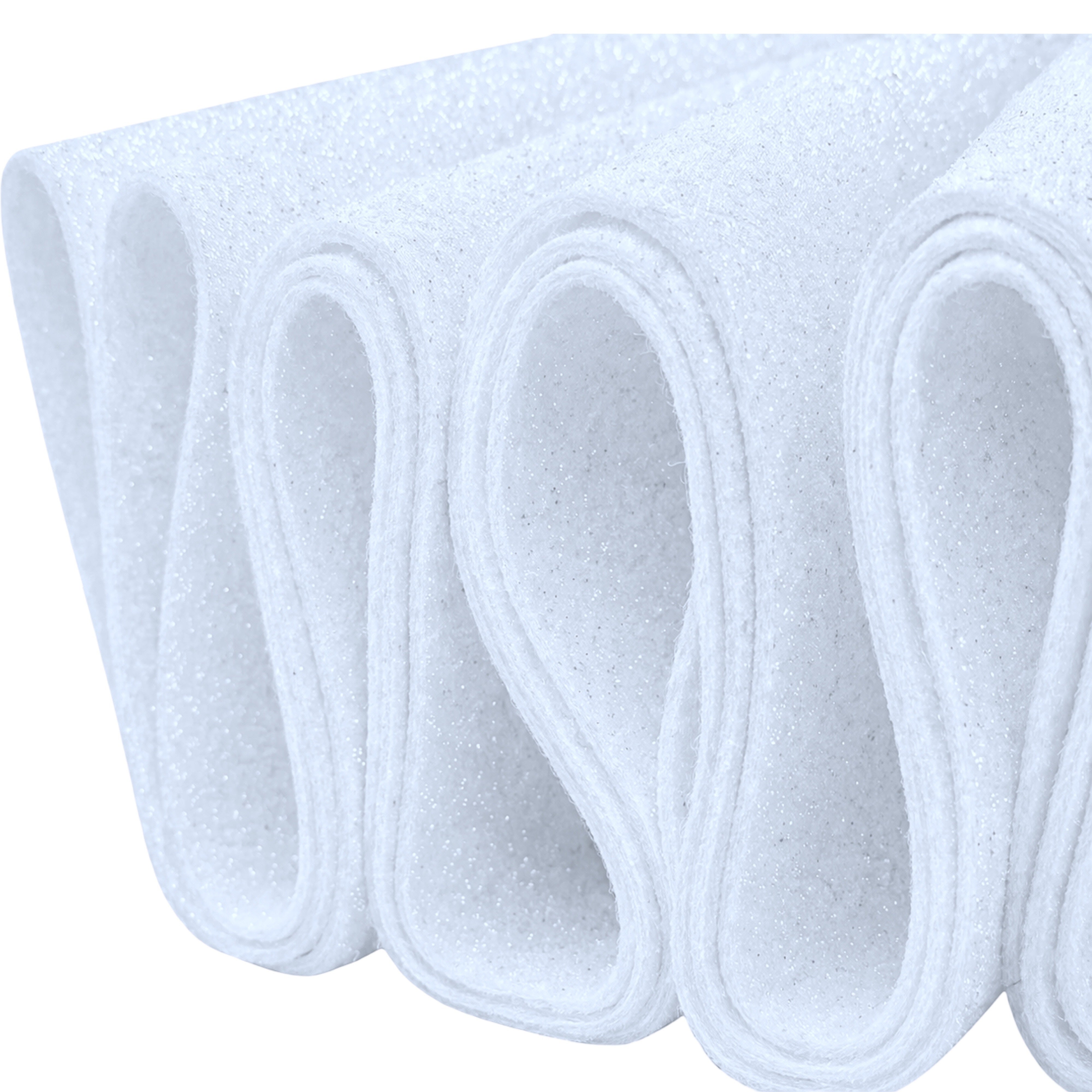 FabricLA Glitter Felt Fabric by The Yard – 60 Inch Wide Sparkly Felt, Non-Shedding Mess-Free Glitter Fabric for Crafts, Costumes & Decor – Easy Cut & Sew