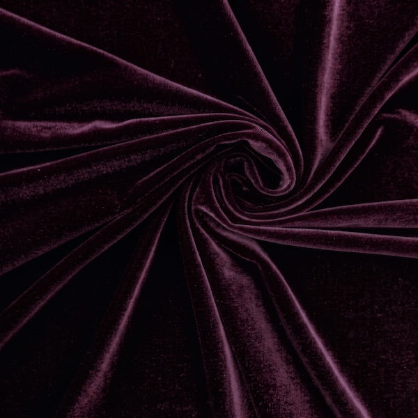 Heavy Stretch Velvet Spandex Fabric
