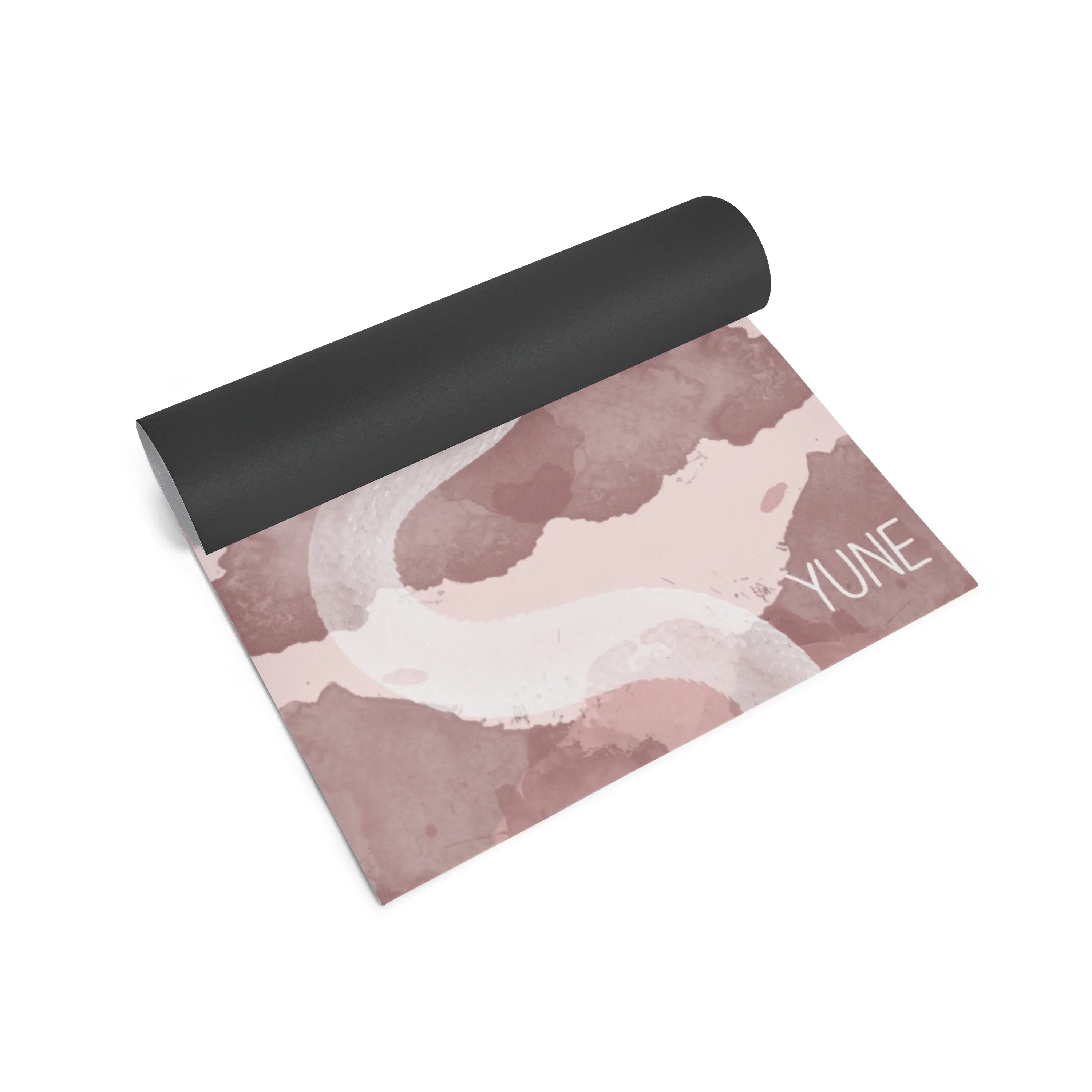 Yoga Mat | 6mm Thick | Pink Snake | Non-Slip | Eco Friendly | Yune Yoga | Alder