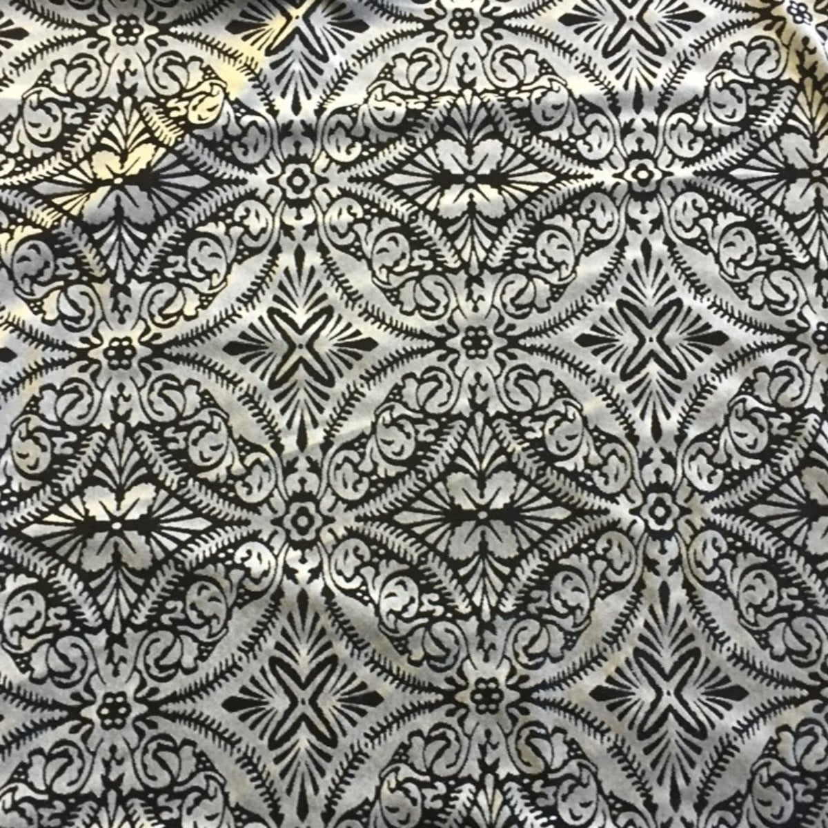 Lili Damask Burnout Stretch Velvet Fabric
