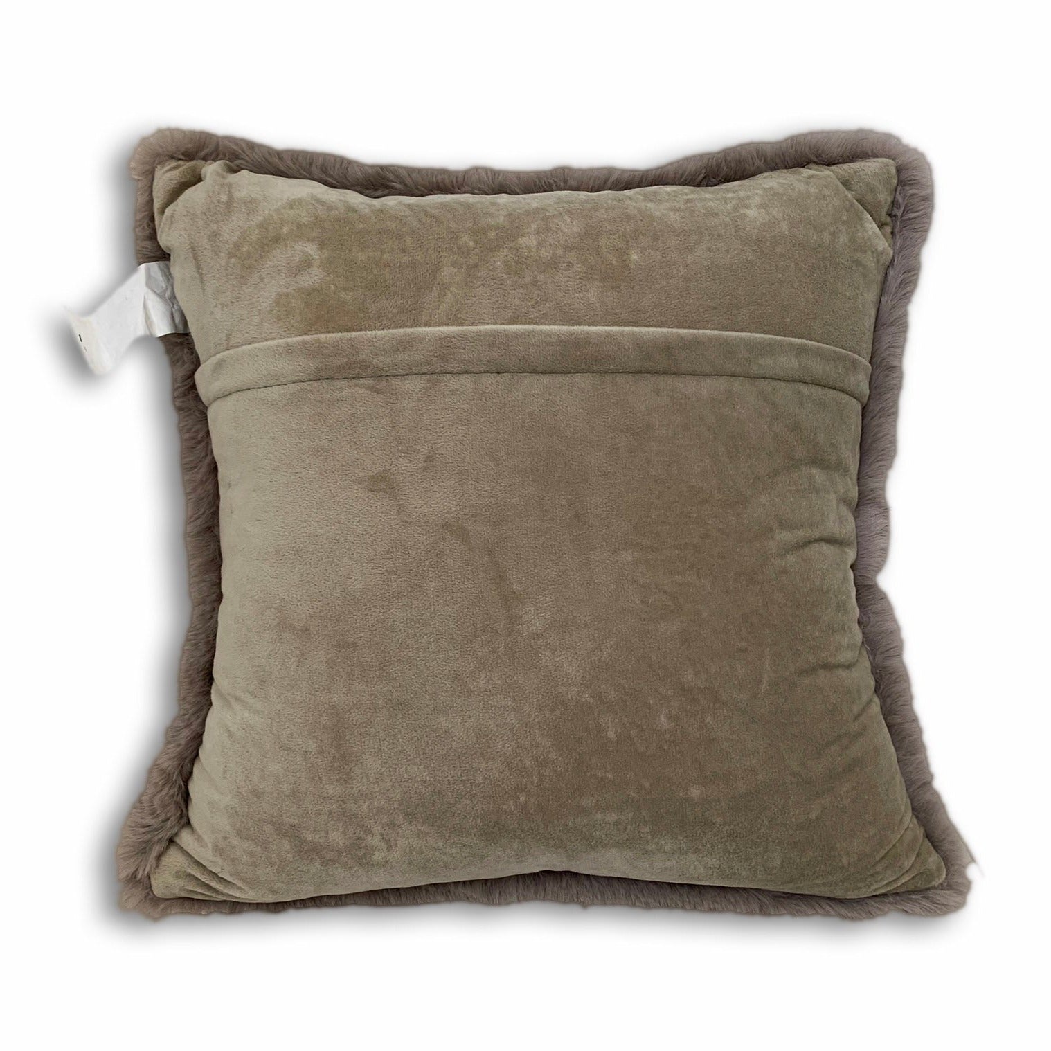 Soft Cozy Fuzzy Faux Fur Throw Pillow