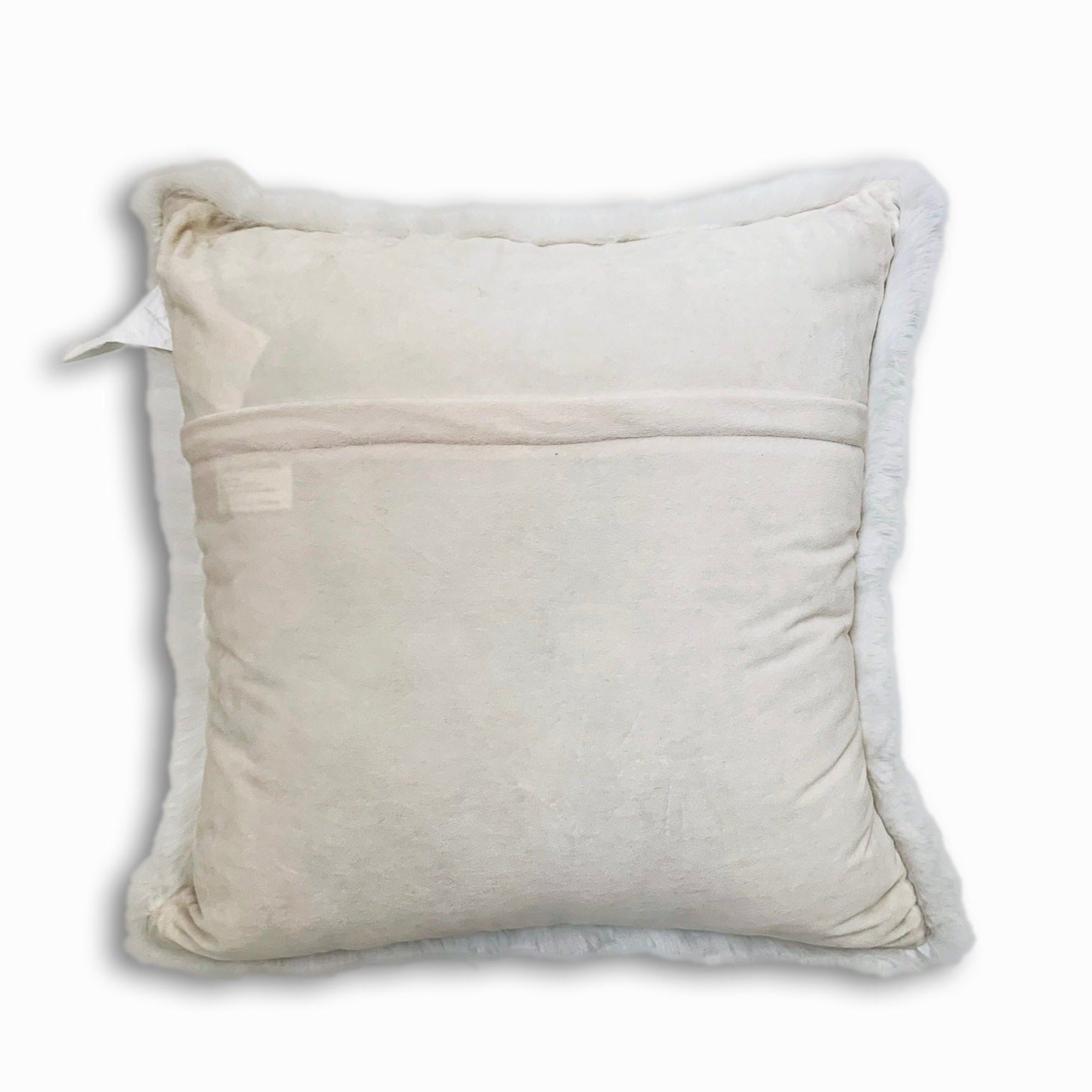 Soft Cozy Fuzzy Faux Fur Throw Pillow